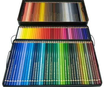 مداد رنگی پلی کروم 120 رنگ جعبه فلزی فابرکاستل 2 1536x1285 1