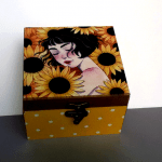 جعبه چوبی دور چاپ 12*12 گندمستان