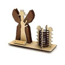 پازل سه بعدی چوبی مدل فرشته برند پارس