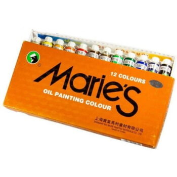 رنگ روغن 12 رنگ Mares - مدل کله اسبی