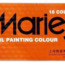 رنگ روغن 18 رنگ Maries - مدل کله اسبی