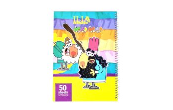 دفتر مشق 50 برگ سیمی کارتونی ILIA کد 66