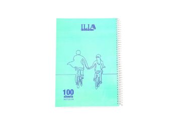 دفتر مشق 100 برگ سیمی کلاسیک پرسی الوان ILIA کد 103