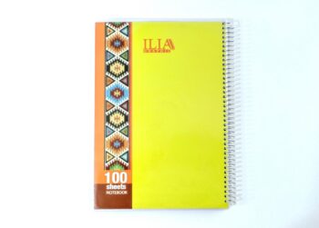 دفتر مشق 100 برگ سیمی پرسی کلاسیک ILIA کد 105