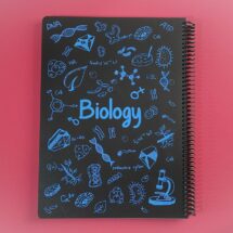 دفتر فرمول 100 برگ رحلی جلد طلقی Biology پونیکس