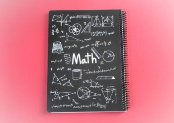 دفتر فرمول 100 برگ رحلی جلد طلقی Math پونیکس