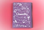 دفتر فرمول 100 برگ رحلی جلد طلقی Chemistry پونیکس