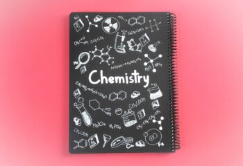 دفتر فرمول 100 برگ رحلی جلد طلقی Chemistry پونیکس