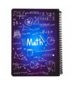 دفتر فرمول 100 برگ رحلی جلد سخت Math پونیکس