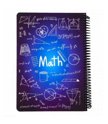 دفتر فرمول 100 برگ رحلی جلد سخت Math پونیکس