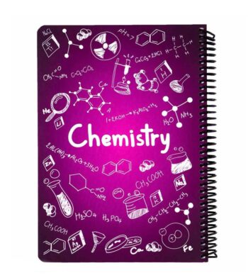 دفتر فرمول 100 برگ رحلی جلد سخت Chemistry پونیکس