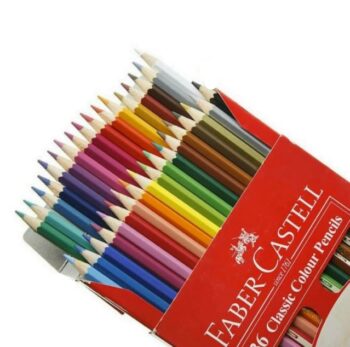 مداد رنگی کلاسیک 36 رنگ جعبه مقوایی فابر کاستل